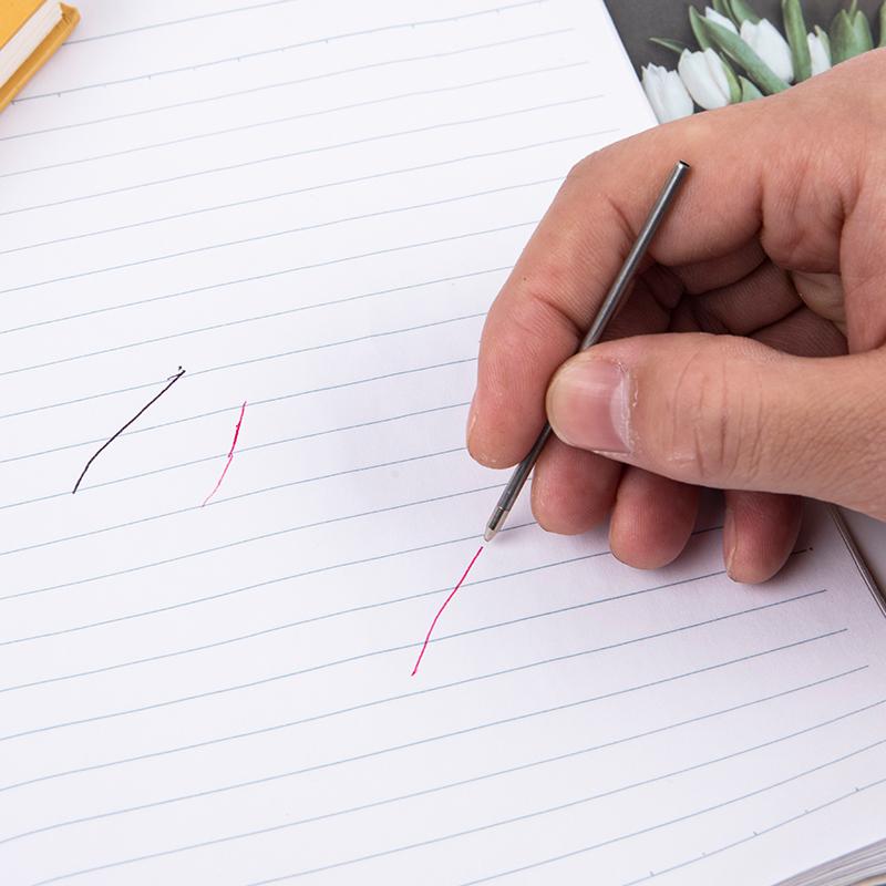 10Pcs 6.7Cm Metal Diamond Crystal Pen Special Refill For Ballpoint Pen Rod 0.5Mm