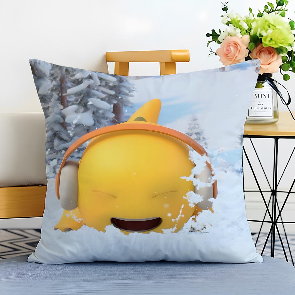 Nai Long Cushion Cover Washable Linen Pillowcase Soft  for Sofa Bed Cozy Home Room Decor