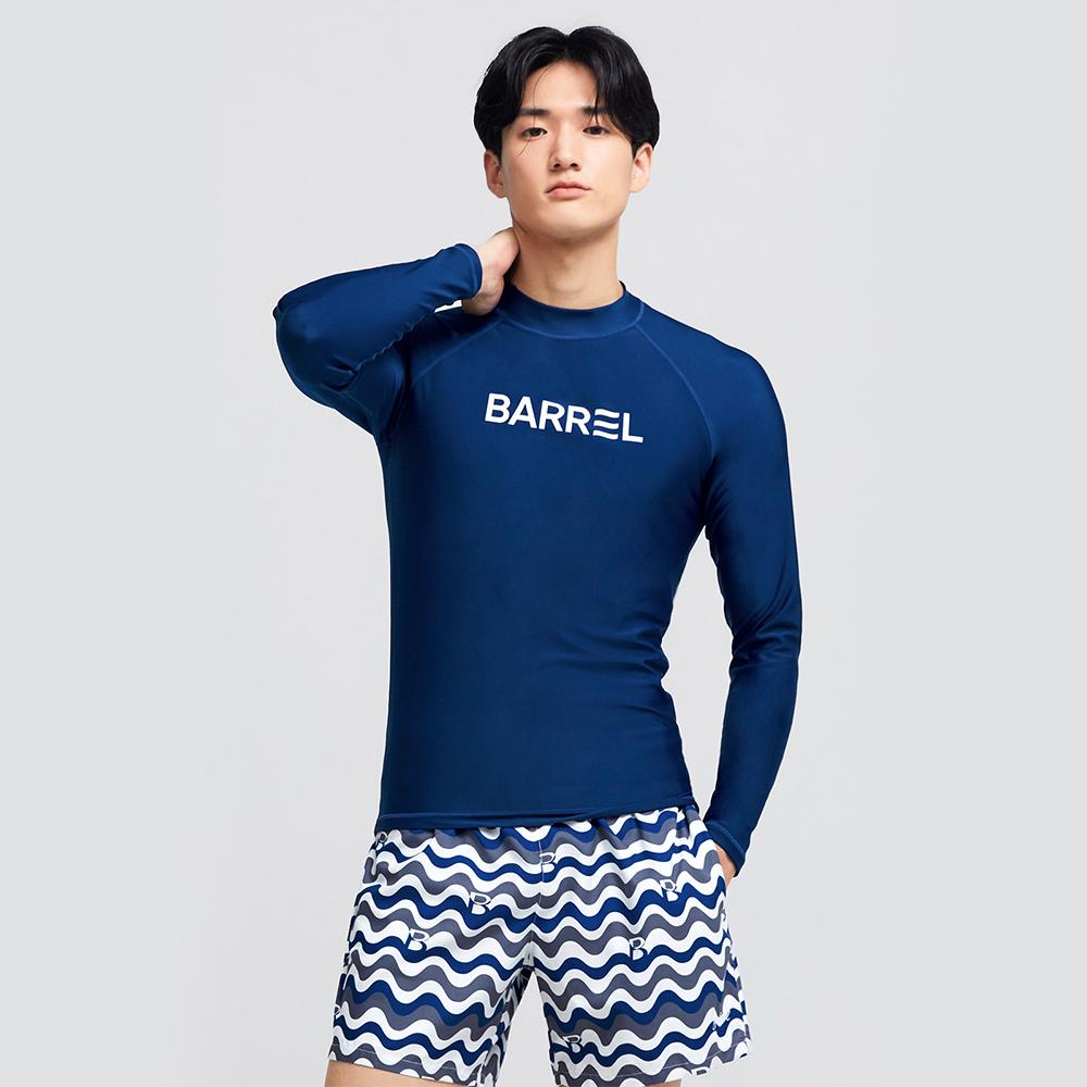 BARREL Men Ocean Rash Guard Midnight Blue (Bi2Mwrg09Mbl)