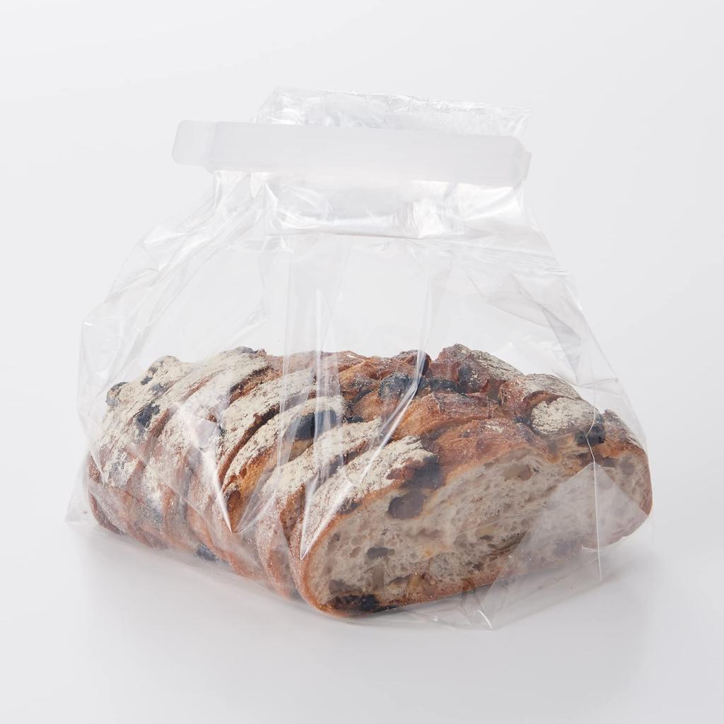 MUJI Polypropylene Bag 12cm Wide x Deep x 1cm Pack of 5 Clips, Semi-Transparent, Large, 1.5cm High, 12057086,