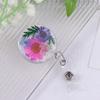 Badge Charm Badge Reel Clip Resin Transparent Reels Keyring Card Badge Holder Badge Reel ID Lanyard