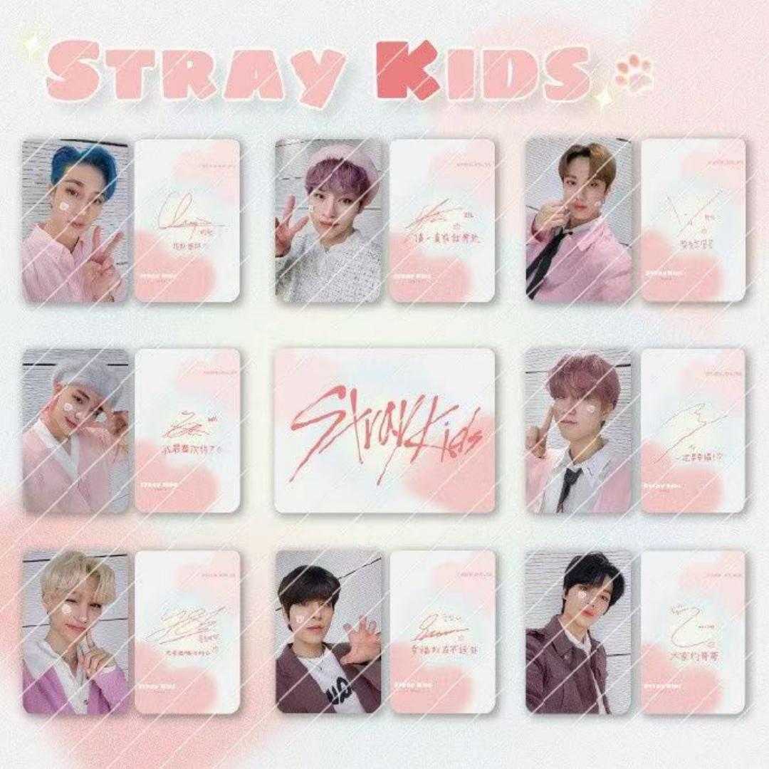 Skzoo Kpop Stray Kids Member Photocards Bangchan Lee Know Seungmin I.N Skzoo Id Cards Collection Holiday Gift