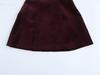 Spicy American Velvet Strapless A-line Short Dress