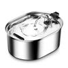 3.2L Stainless Steel Cat Water Fountain with Activated Carbon Filter