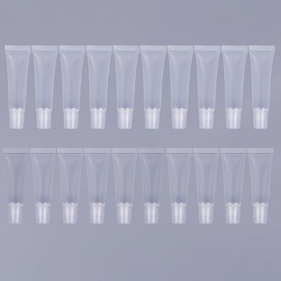 10Pcs 8Ml/15Ml Empty Plastic Tubes Lip Gloss Balm Clear Cosmetic Containers