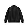 Fila Casual Twill Baseball Collar Jacket Men Outerwear Black F11M118751F-BK
