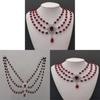 Victorian Charm Jewelry Necklace With Alloy Pendant For Romantic Women