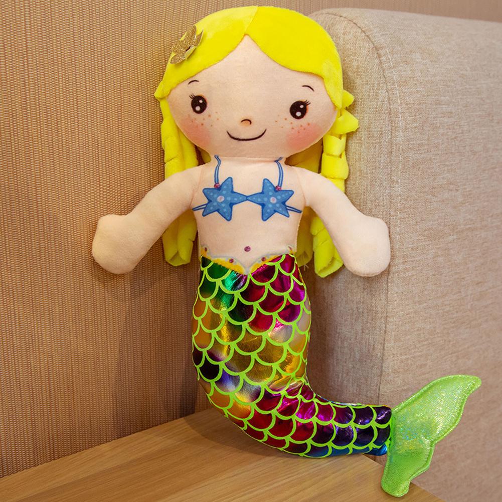 30 Kawaii Mermaid Plush Toys Stuffed Cartoon Princess Cute Pillow Cuddly Plushie Gifts for Girls Children Friends Kids