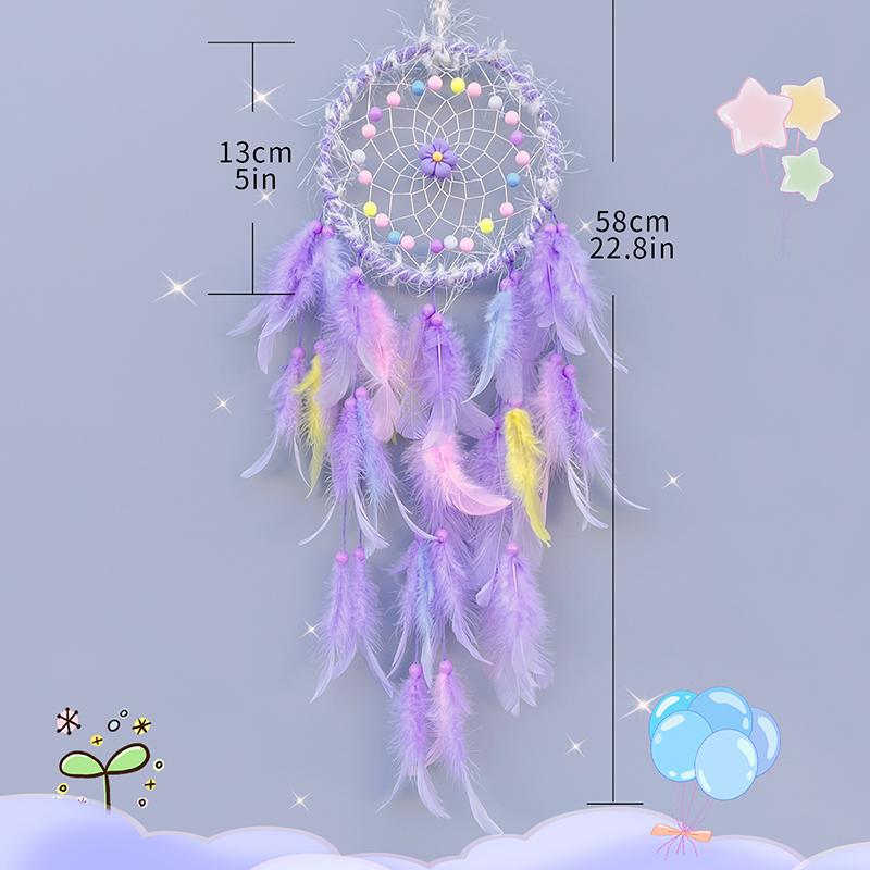 Dream Catcher Handmade Wind Chimes Bedroom Curtain Car Hanging Ornaments Wall Pendant Birthday Festival Gifts Home Decor Crafts