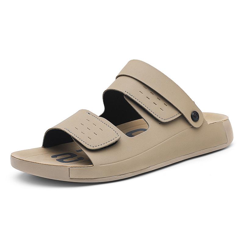 New fashion boutique men's sandals quality indoor and outdoor cool slippers British casual breathable beach shoes