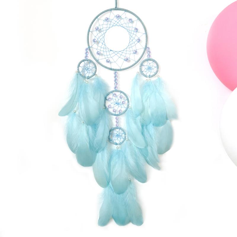 Dream Catcher Hand-woven Wind Chime Living Room Decorations Bedroom Wall Hanging Ornaments Birthday Holiday Gifts Home Accessory