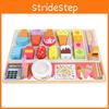 Childrens Wooden Cooking Play Set With Fruit Ice Cream Shop For Creative Toy