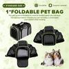 Foldable Pet Bag Breathable Carrying Bag For Dogs-Cat Out Bag Small Dog Charter Carrier Portable Car Bag