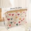 Corduroy Corduroy Storage Bag Hand-painted Makeup Pouch Travel Toiletry Bag  Women