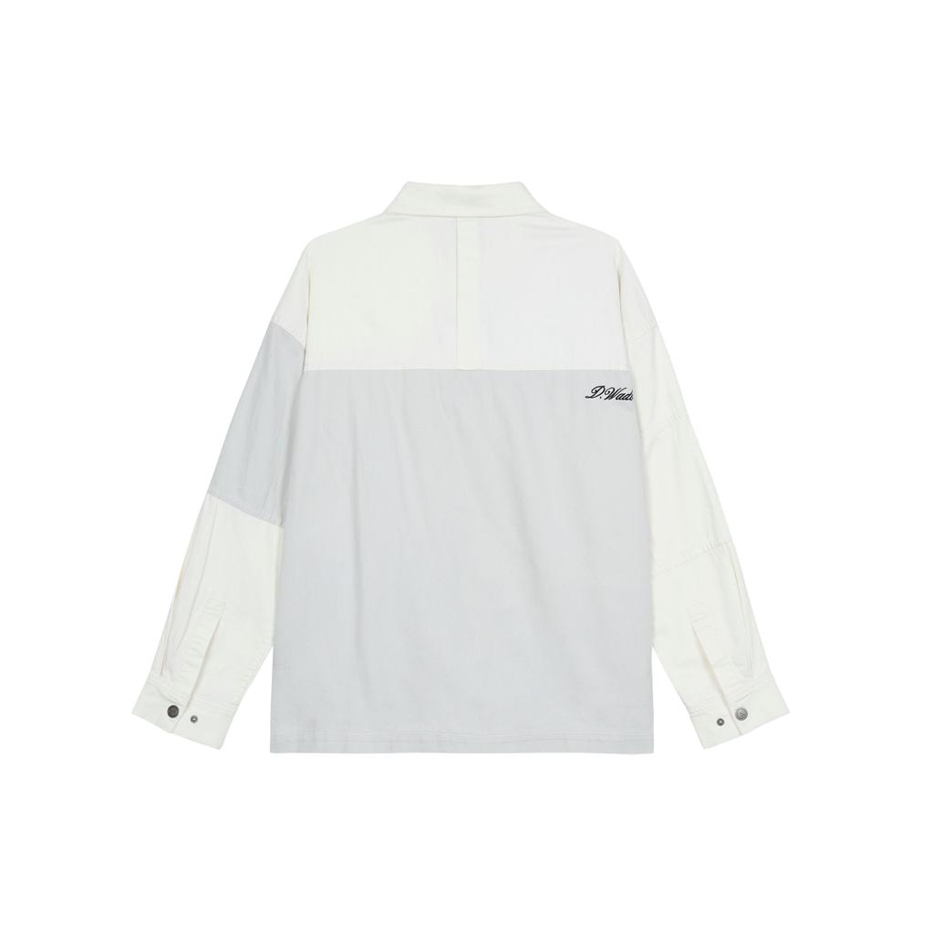 Li-Ning Giacca di Jeans a Maniche Lunghe con Colletto Polo Casual Stampata da Uomo giacche AFDT515-2