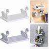 Wall Mounted Swan Storage Shelf Cute Closet Organizer  Bathroom Kitchen Room Living Bracket