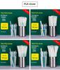 Disposable Transparent Thick PLA Pearl Milk Tea Straws with Independent Packaging