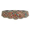 New Ethnic Style Bead Waist Seal Pure Handmade Boho Elastic Wide Waist Seal for Women Elegant Colorful Shells
