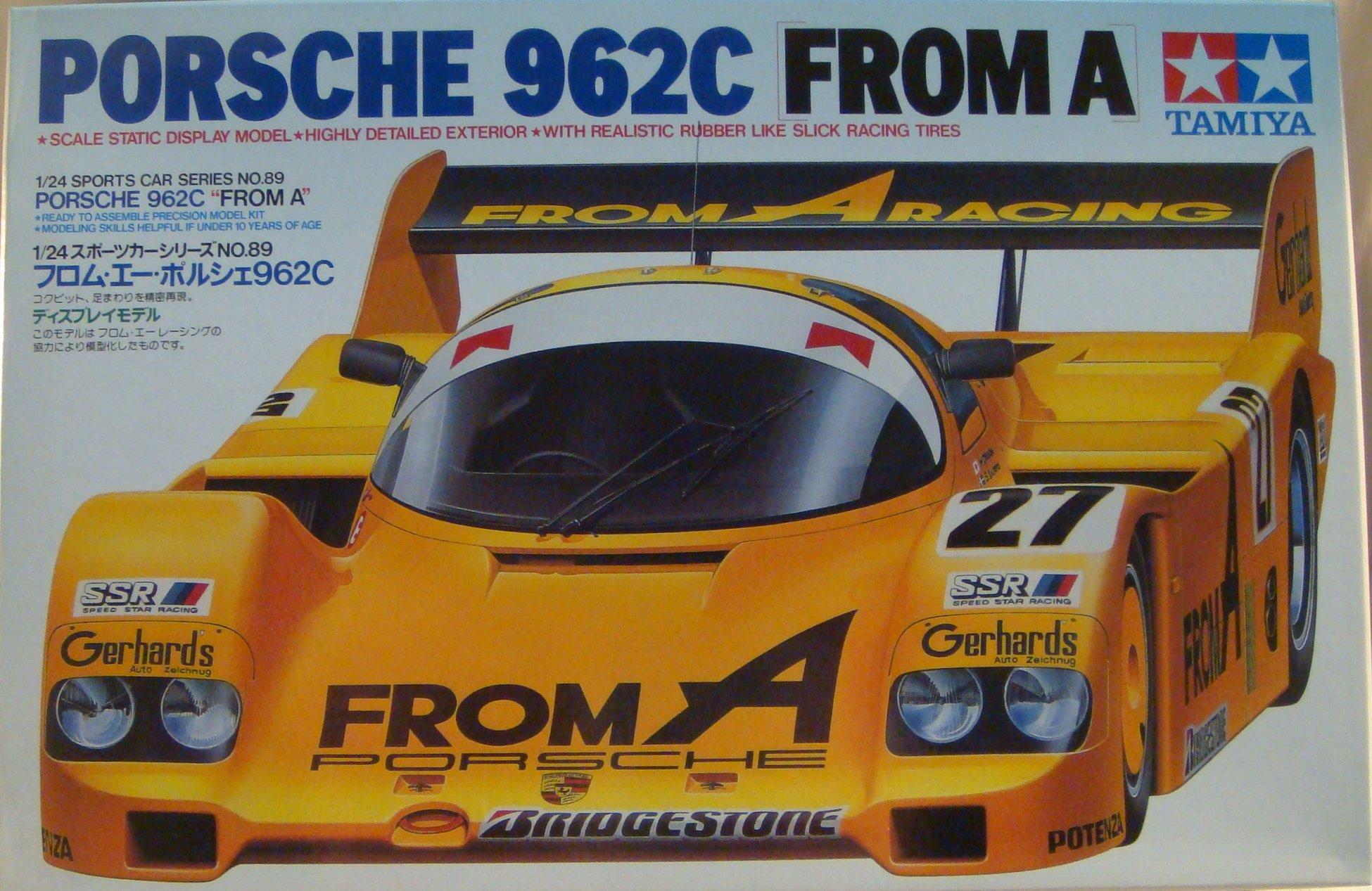 

Tamiya 124 From A Porsche 962C