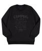 BEMIGHTY Wild Camping Triple Terry Oversized Sweatshirt [Black]