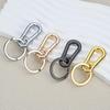Zinc Alloy Flat Ring Climbing Buckle Keychain Accessory