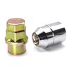 M12x1.5 Wheel Nuts Lock Anti Theft Steel Nuts For Toyota For Honda For Acura US 4+1 Tyre Chrome Socket Wheel Lug Nut Lock