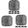 Air Fryers Crisper Plate Replacement Grill Pan Square Non-Stick Fry Coating Pan for Instant Vortex 6qt Accessories