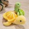 New lemon turtle Internet celebrity plush toy cute doll animation city doll machine