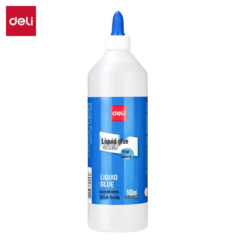 Deli 6357 Craft Liquid Glue 500ml, 6-Pack