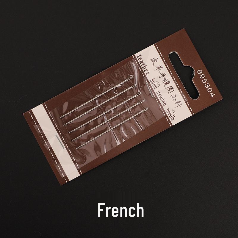 5-Piece French Leather Hand Sewing Needle Set for DIY Handmade Leather Goods