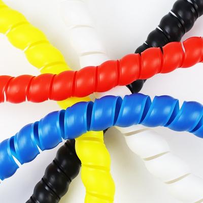 1/5Meters Cable Break Protectors Line Organizer Pipe Protection Flexible Spiral Wrap Winding Cable Wire Protector Cable Sleeve Cover Tube