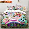 Cartoon The Amazing World Bedding Set Gumball Boys Girls Twin Queen King Size Duvet Cover Pillowcase Bed boys Adult