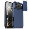 Slide Window Camera Lens Protection Shockproof Case for iPhone 17 17Pro 16 15 14 16Pro Max Matte Hybrid Hard Cover Outdoor Gear