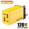 120W GaN USB C Charger PD QC3.0 Fast Charging Phone Charger Adapter for IPhone 16 Samsung Xiaomi Huawei Multi Ports Wall Charger