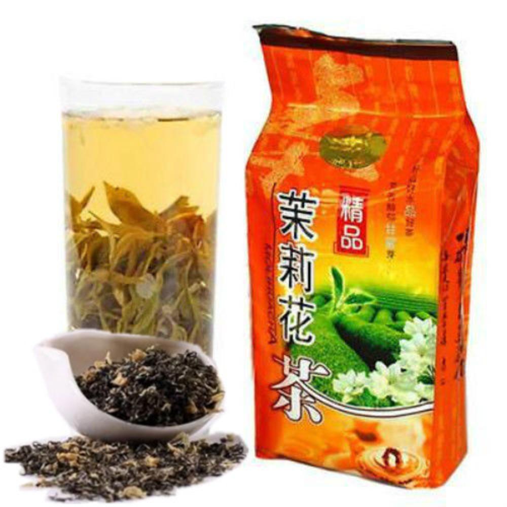 250g Organic Chinese Jasmine Green Tea Loose Leaf Premium Grade Floral Scented