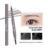 Maioli Dual-Ended Automatic Rotating Waterproof Eyebrow Pencil - Triangle Tip, Long-Lasting, Sweat-Proof, Non-Smudge