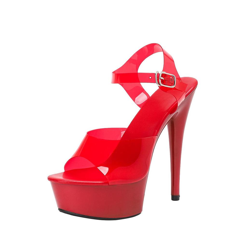 15cm Seksowne Sandały Stiletto na Platformie z Frędzlami - Eleganckie Obcasy na Ślub i Bankiet