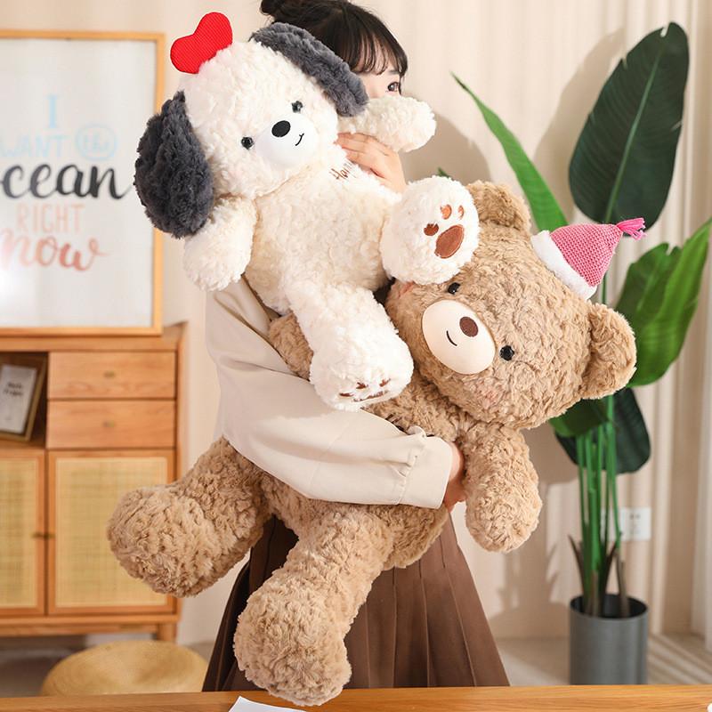 Teddy Bear Plush Toy With Soft Short Pile For Kids Birthday Gift And Collectible Decor