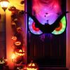 Halloween Eye Light Decoration Large Glowing Wooden LED Eye Light for Halloween Bush Yard Home Wall Window Tree Decor