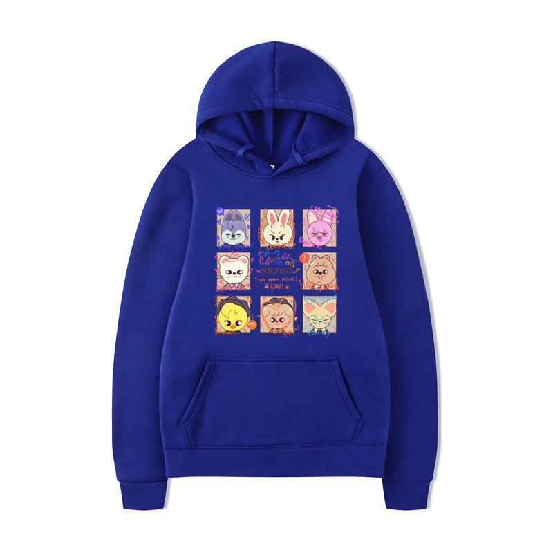 Skids Cartoon Cat Sweater Men'S And Women'S Autumn And Winter Couple'S Top Pullover Fleece Sweater