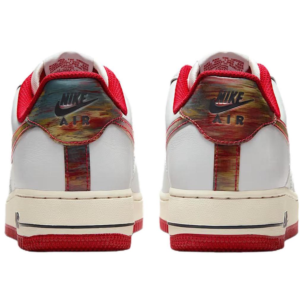 Nike Air Force 1 07 Brushstroke Women Sneakers Red Multi-Color Phantom IM7380-030