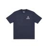 Palace FW21 Tri-Sticker Pack Graffiti Print Round Neck Short Sleeve T-Shirt Unisex Tops Navy P21TS107