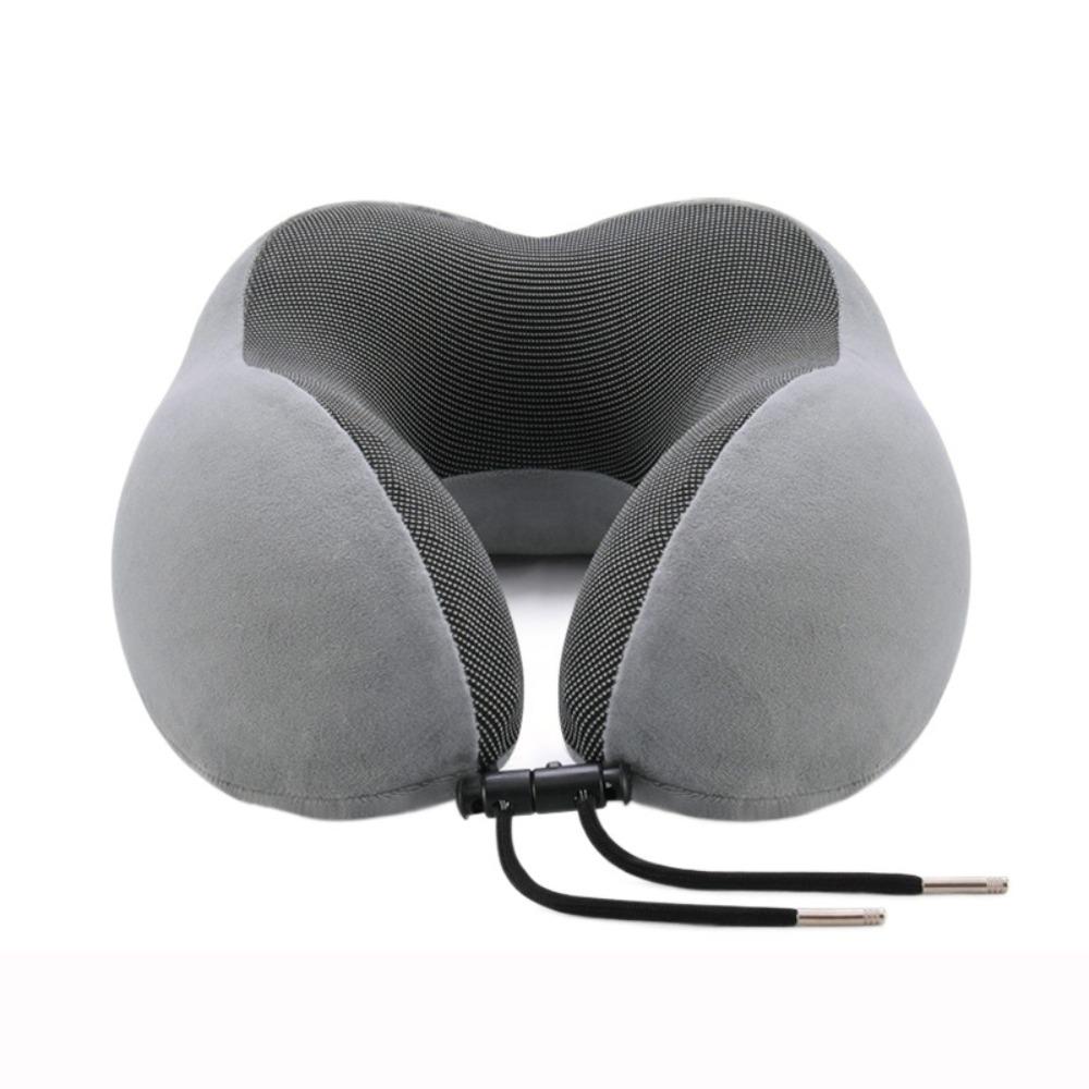 

New Memory Foam U-shaped Pillow Supportive Cervical Portable Design Sleeping Neck Pillow Washable Cover U-Cushion Office Use