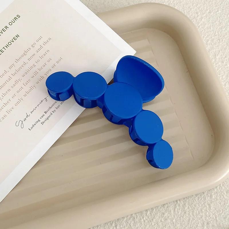 

Серія Kleins Blue Затискач для волосся Аксесуари для волосся Жіночий Затискач для волосся на потилицю Затискач-краб для хвоста Великий затискач-акула Головний убір