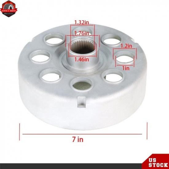 12739 For Honda TRX300 TRX300FW 2x4 4x4 Fourtrax Rear Brake Drum Hub 1988-2000