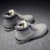 2025 winter new velvet thickened warm snow boots men's versatile casual Martin boots high-top tooling boots cotton shoes