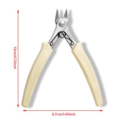 Manicure Nail Pliers For  Gems Removal Soft Wire Cutter Nail Unloading Nippers Chain Scissors Nail Art Tool
