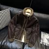 Men's Retro Suede Shearling Jacket - Trendy Warm Lapel Biker Style