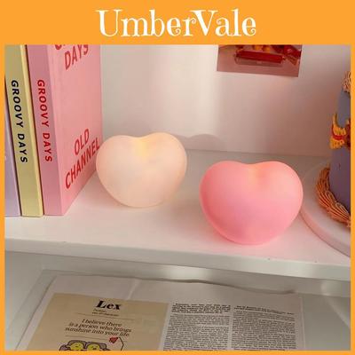 Cute Cartoon Heart Shape Creative Night Light Student Birthday Gift Girl Heart Ornaments Photo Atmosphere Light