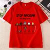 Fashion Unisex Unisex TShirt Stop Racism Its Okay To Be Asian Black Arab Normal American Graphic T Shirts Unisex Tee Short Sleeve
